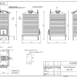 Чертеж общего вида водогрейного котла КВр-0,1