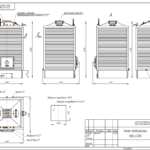 Чертеж общего вида водогрейного котла КВр-0,2