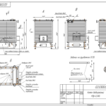Чертеж общего вида водогрейного котла КВр-0,3