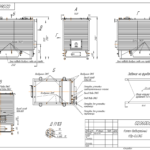 Чертеж общего вида водогрейного котла КВр-0,6